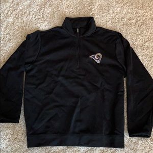 Authentic LA RAMS half zip. BRAND NEW.